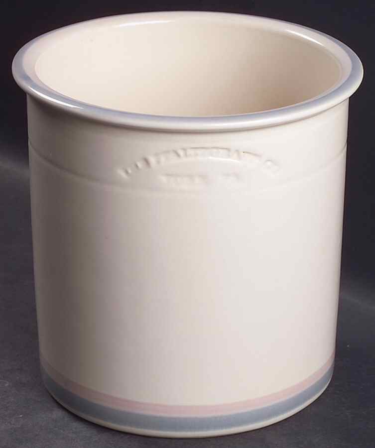 Aura Pink Large Open Crock by Pfaltzgraff-1