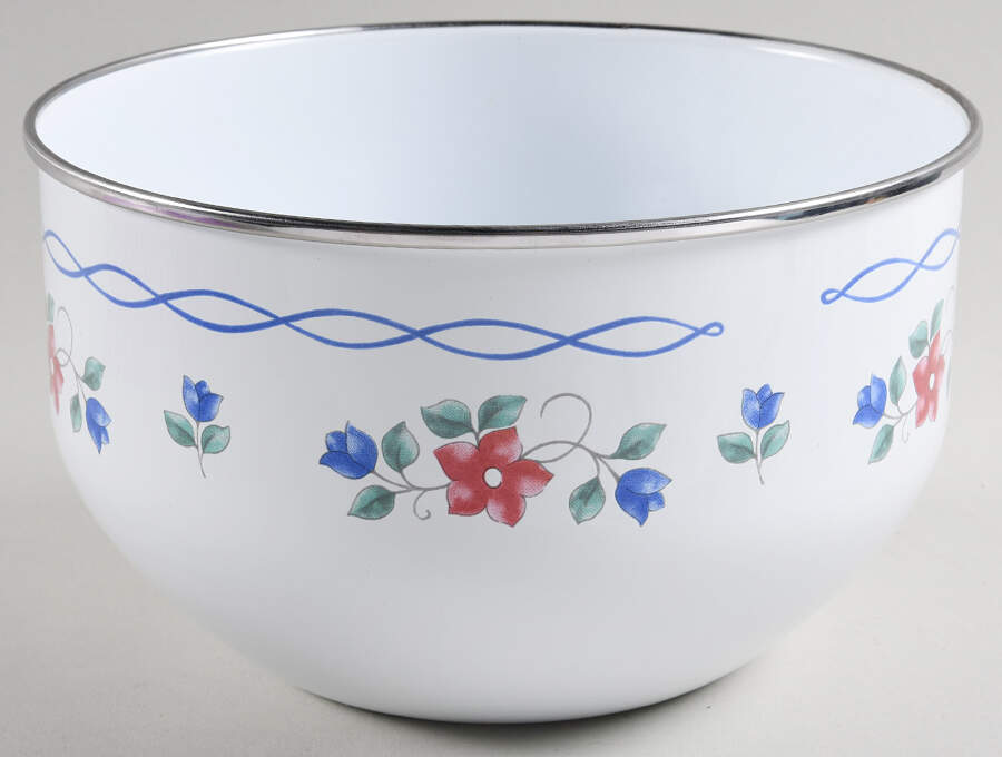 Bonnie Brae 7 3/4" Metal Bowl by Pfaltzgraff-1