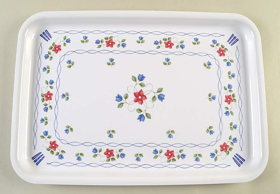 Bonnie Brae 18" Rectangular Melamine Tray by Pfaltzgraff-1