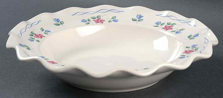 Bonnie Brae Fluted Rim Soup Bowl by Pfaltzgraff-1