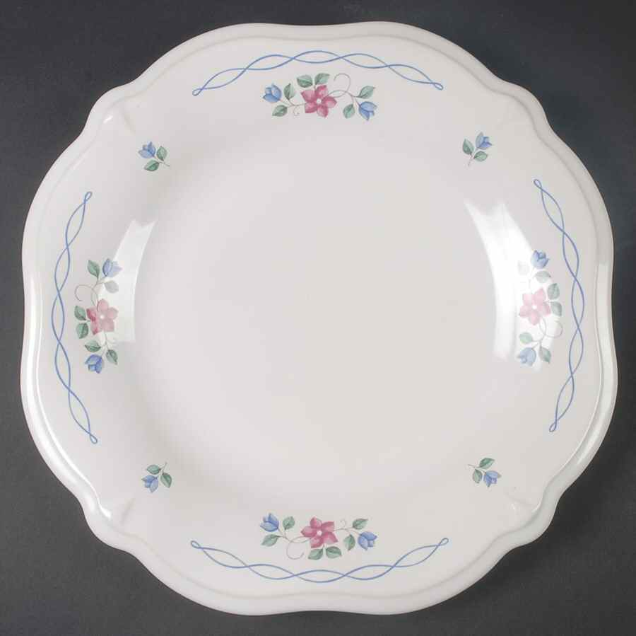 Bonnie Brae Sculpted Round Server/Chip Tray by Pfaltzgraff-1