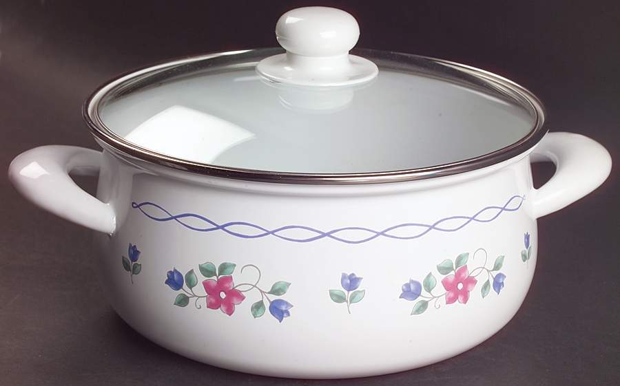Bonnie Brae 4 Quart Metal Dutch Oven with Glass Lid by Pfaltzgraff-1