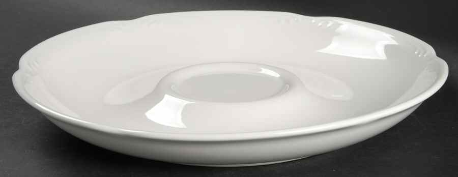 Filigree Chip Bowl/Plate for Chip & Dip Set by Pfaltzgraff-1