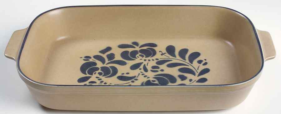 Folk Art 14" Rectangular Baker by Pfaltzgraff-1
