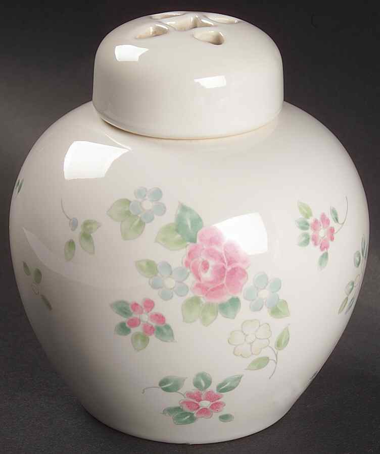 Garden Party (Spectrum Line) Potpourri Jar & Lid by Pfaltzgraff-1