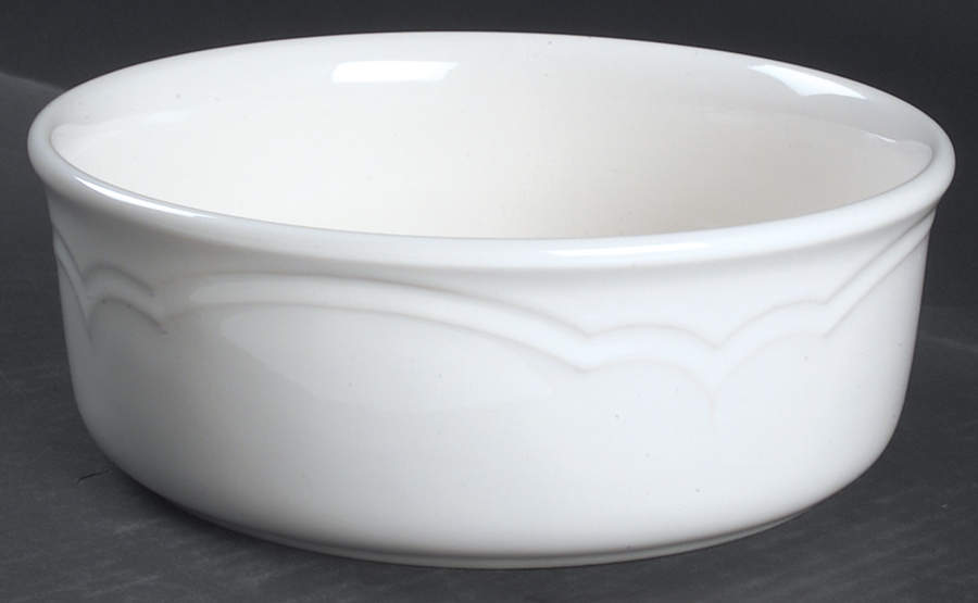 Gazebo White Dog Bowl by Pfaltzgraff-1