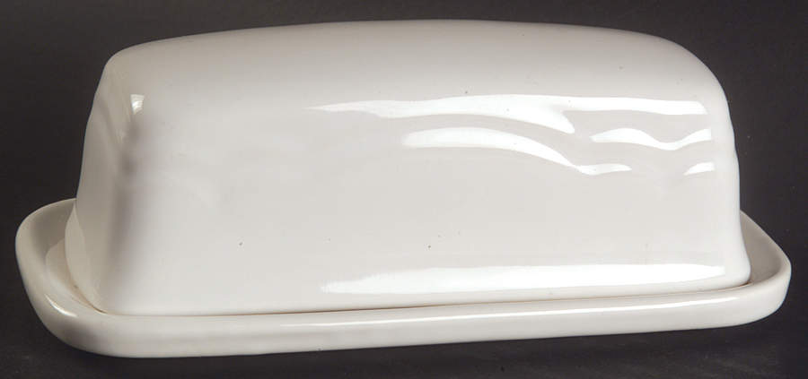 Gazebo White 1/4 Lb Covered Butter by Pfaltzgraff-1