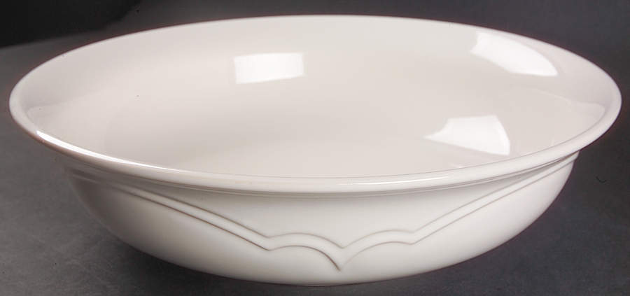 Gazebo White 11" Large Salad Serving Bowl by Pfaltzgraff-1