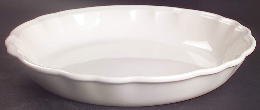 Gazebo White Pie Serving Plate by Pfaltzgraff-1