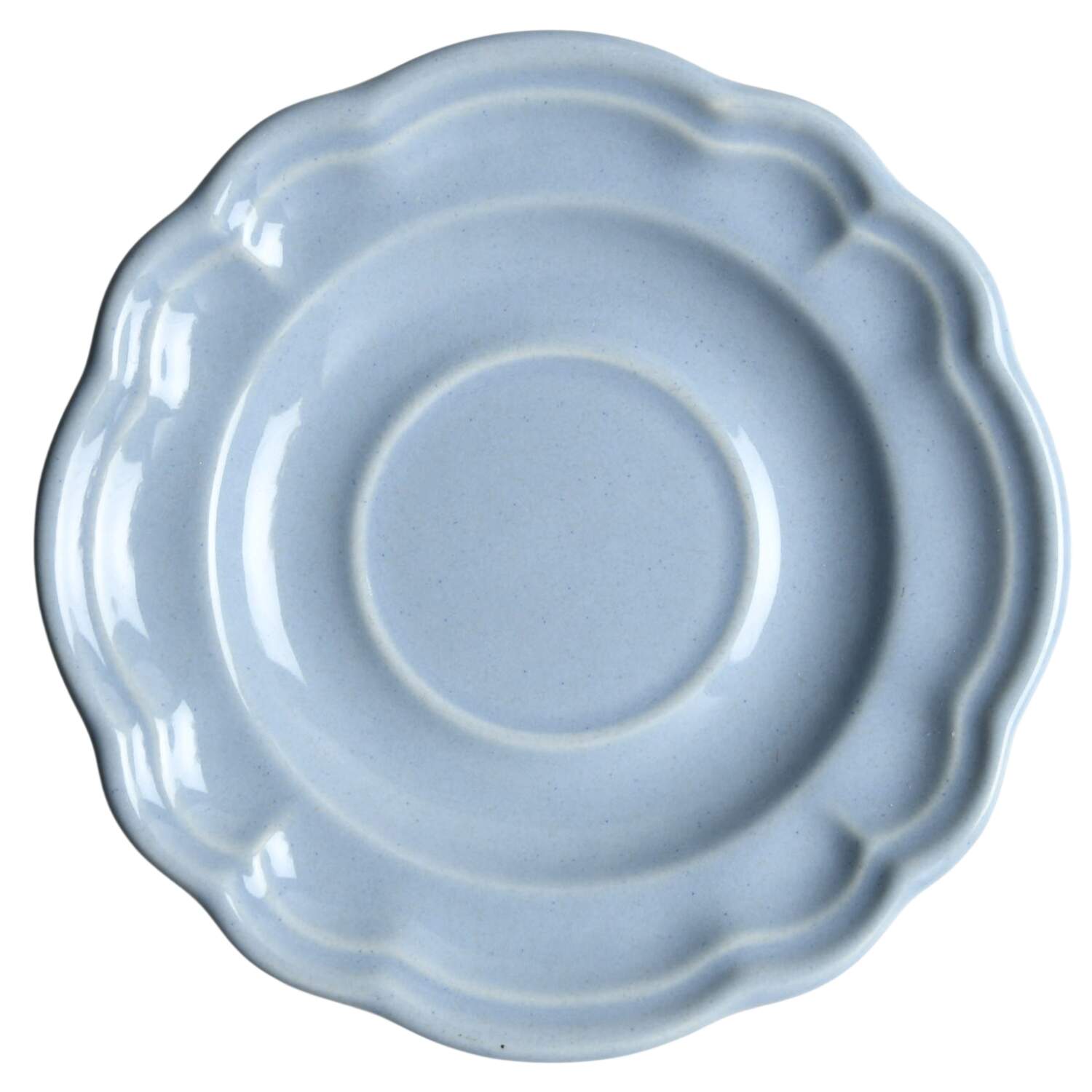 Gazebo Blue Saucer by Pfaltzgraff-1