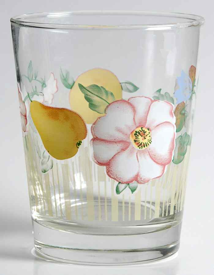 Grandma's Kitchen Glassware Double Old Fashioned by Pfaltzgraff-1