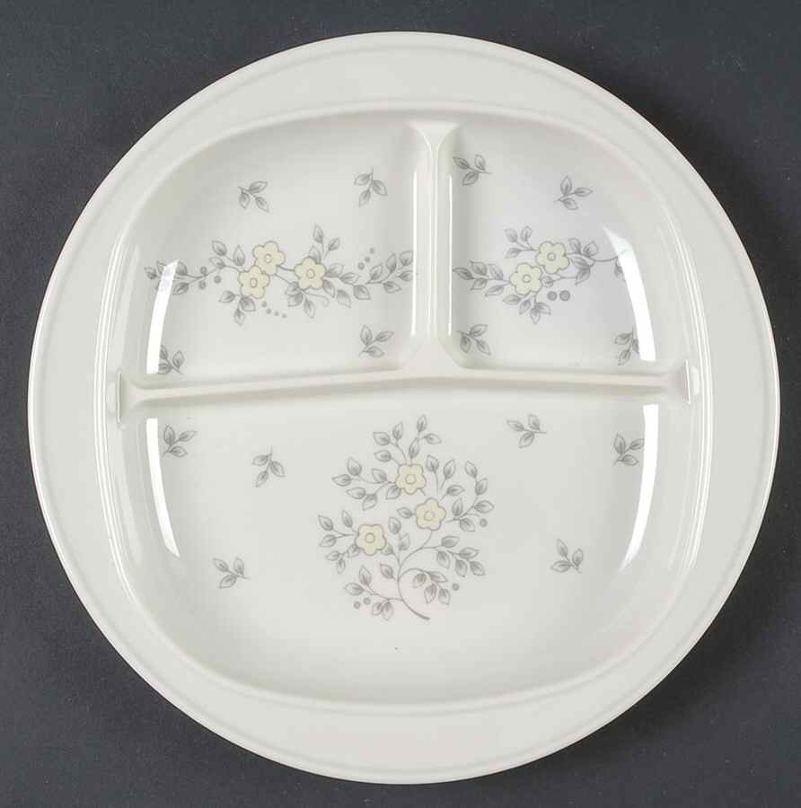Heirloom Melamine Adult Divided Plate by Pfaltzgraff-1