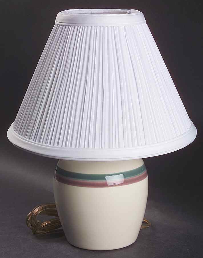 Juniper 12" Electric Lamp & Shade by Pfaltzgraff-1