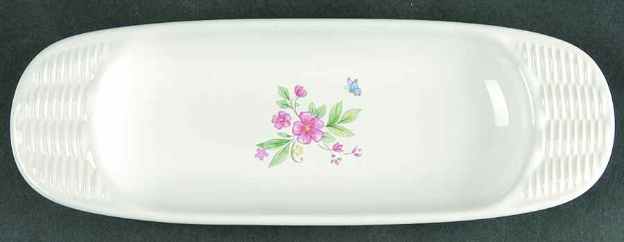 Meadow Lane Oblong Basketweave Tray by Pfaltzgraff-1