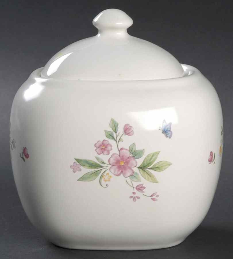 Meadow Lane Sugar Bowl & Lid by Pfaltzgraff-1