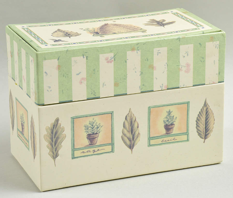 Naturewood Cardboard Recipe Box by Pfaltzgraff-1