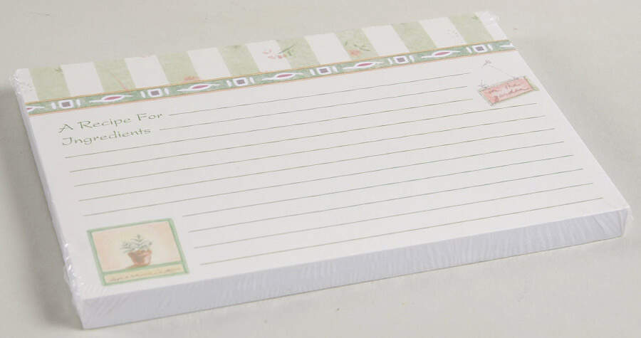 Naturewood 4" X 6" Paper Recipe Card - Set of 40 by Pfaltzgraff-1