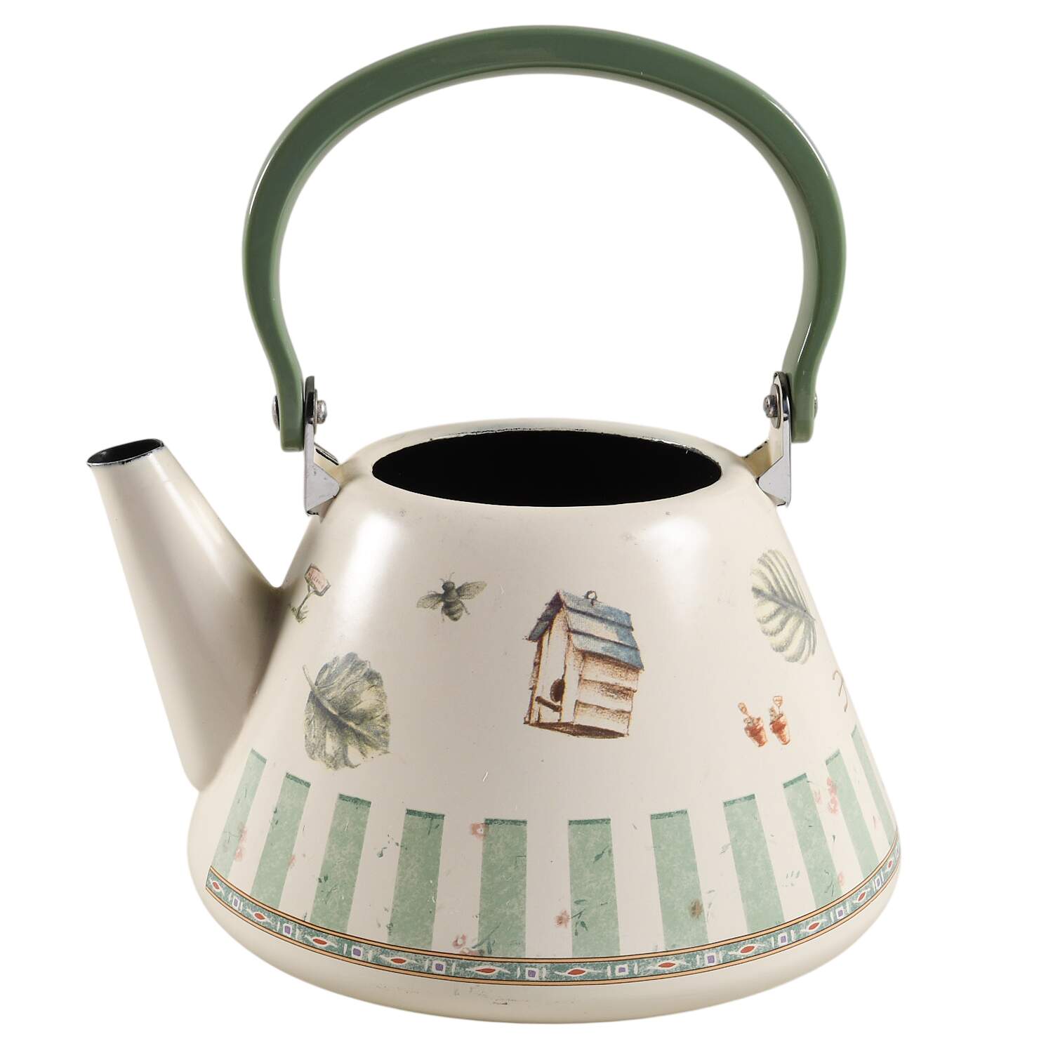 Naturewood Lid for Metal Kettle by Pfaltzgraff-1