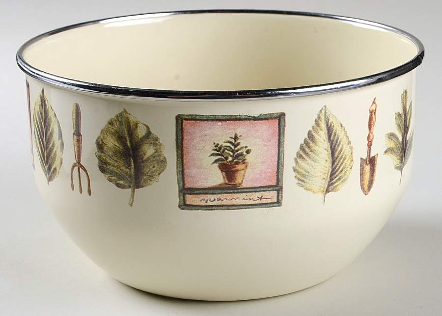 Naturewood 7" Metal Bowl by Pfaltzgraff-1