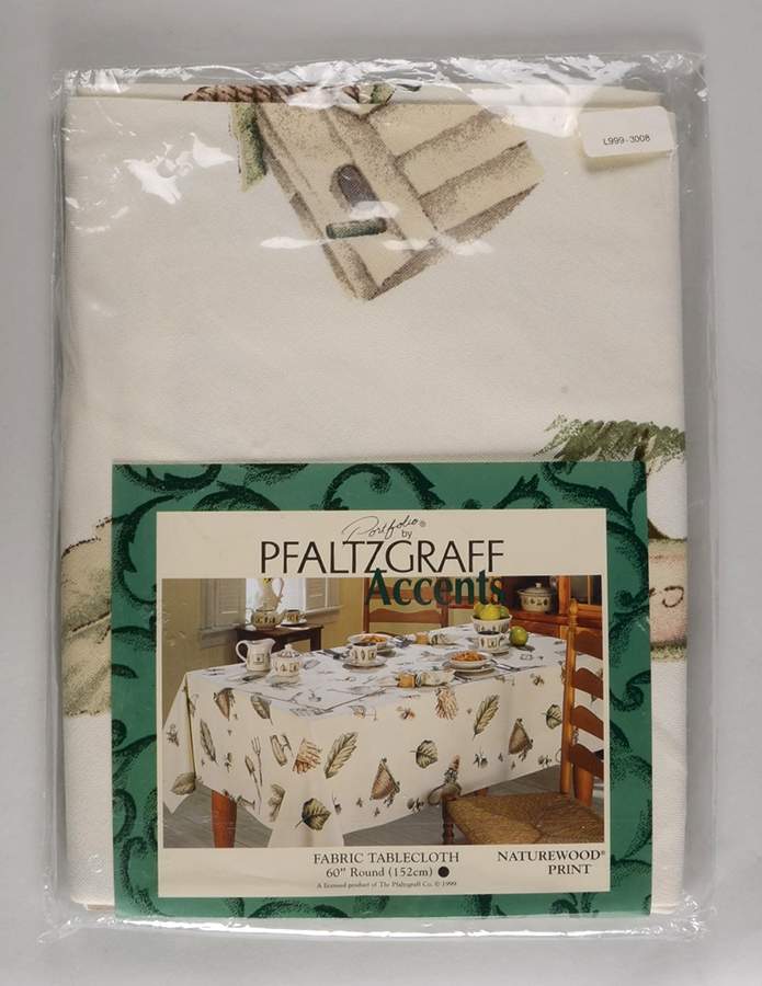 Naturewood 60" Round Tablecloth by Pfaltzgraff-1