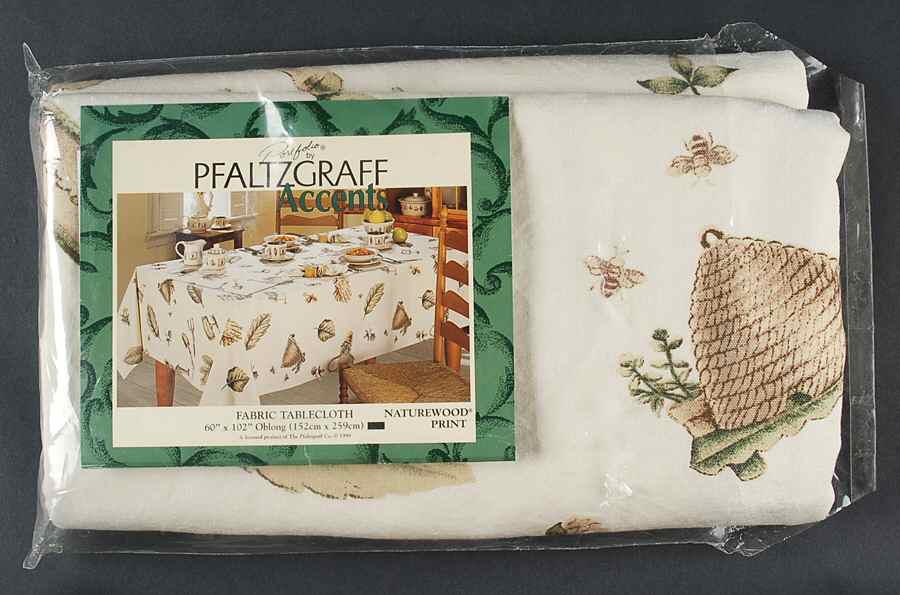 Naturewood 60" X 102" Oblong Tablecloth by Pfaltzgraff-1