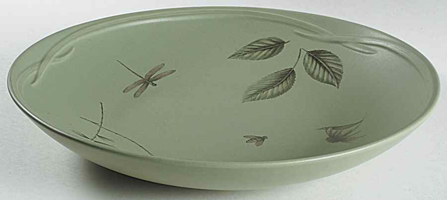 Naturewood Chip Bowl/Plate for Chip & Dip Set by Pfaltzgraff-1