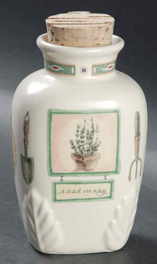 Naturewood Large Spice Jar & Cork Stopper by Pfaltzgraff-1