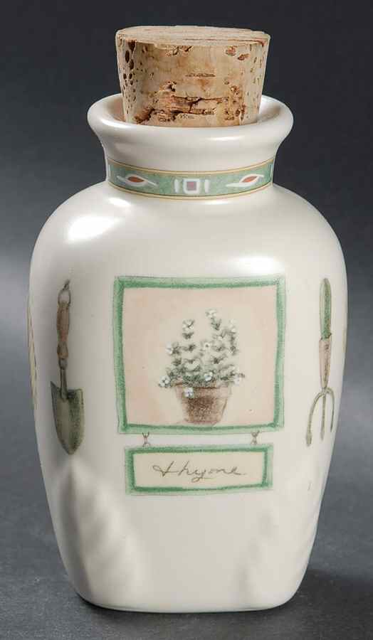 Naturewood Large Spice Jar & Cork Stopper by Pfaltzgraff-1