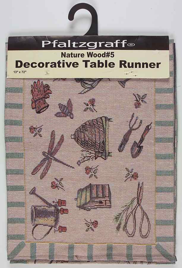 Naturewood 13" X 72" Tapestry Table Runner by Pfaltzgraff-1