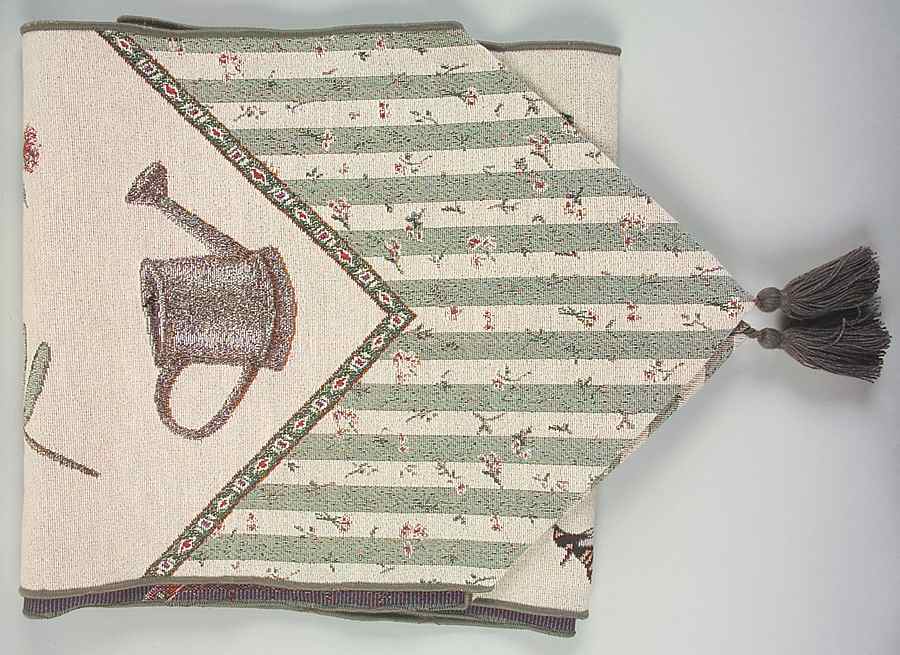Naturewood 13" X 90" Cloth Table Runner by Pfaltzgraff-1