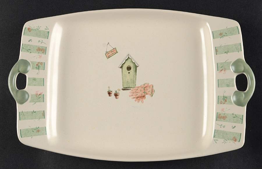 Naturewood 11" Rectangular Serving Platter by Pfaltzgraff-1