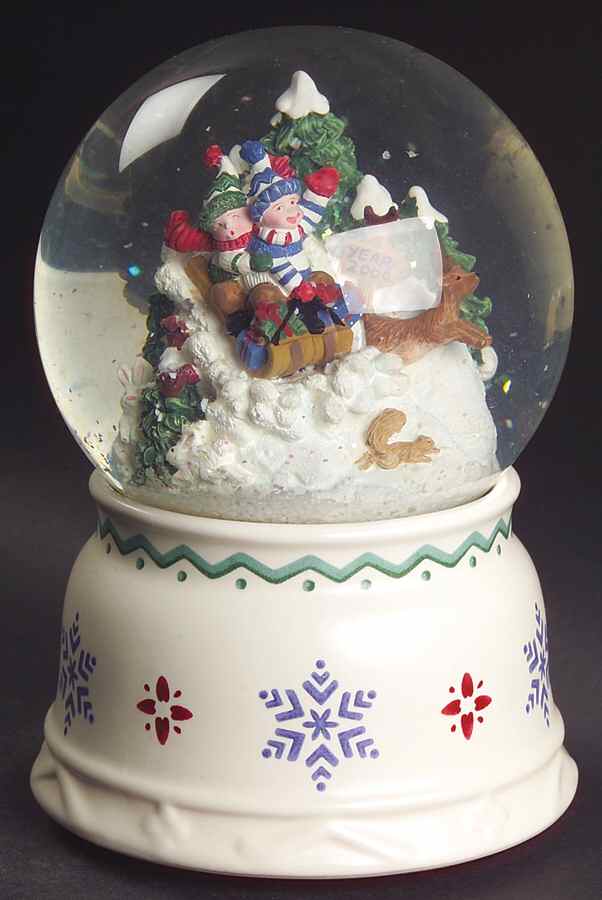 Nordic Christmas Snow Globe by Pfaltzgraff-1