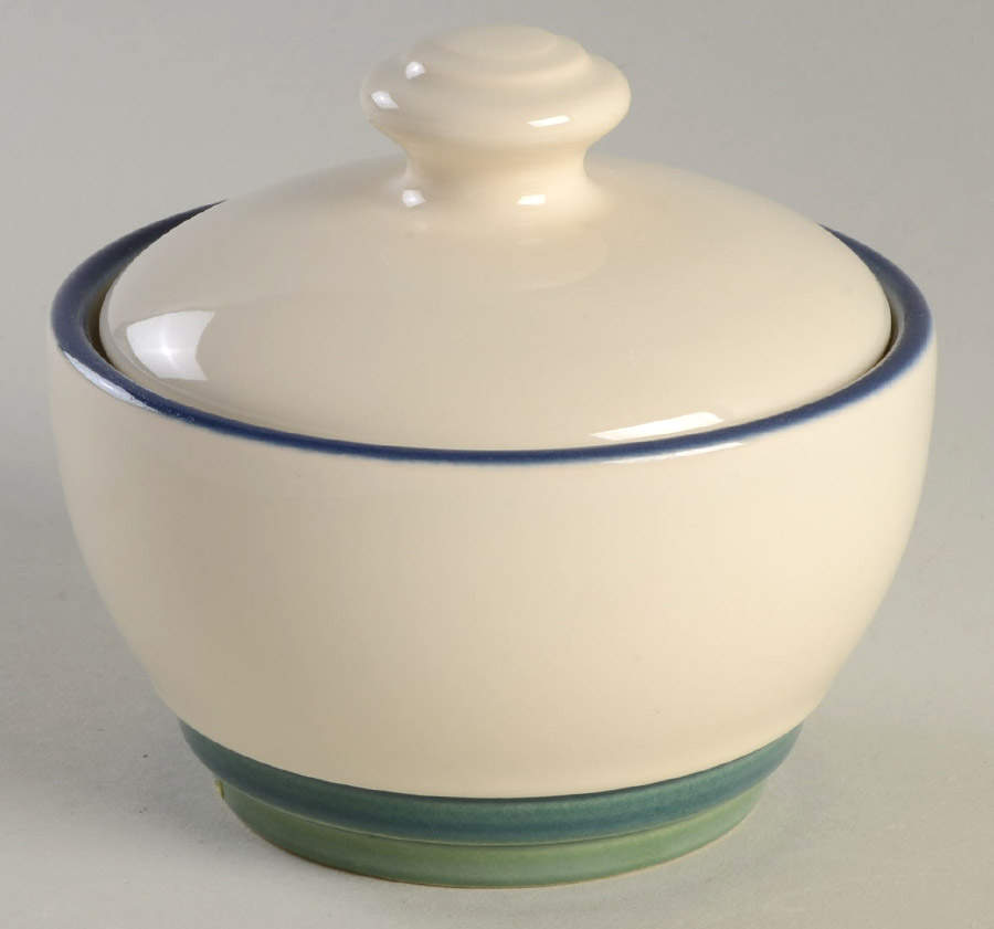 Ocean Breeze Sugar Bowl & Lid by Pfaltzgraff-1