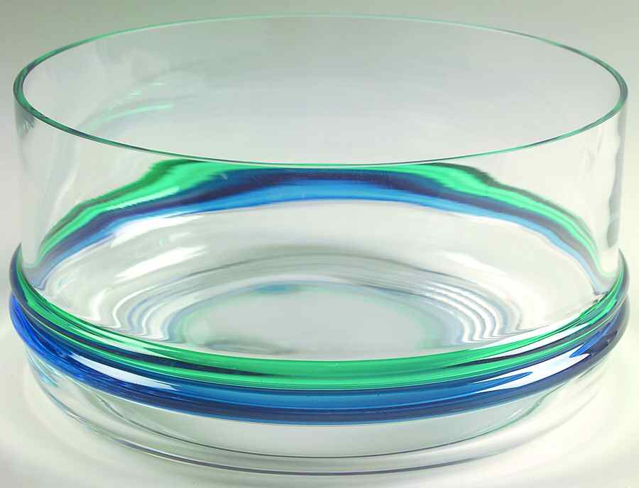 Ocean Breeze Large Glassware Salad Bowl by Pfaltzgraff-1
