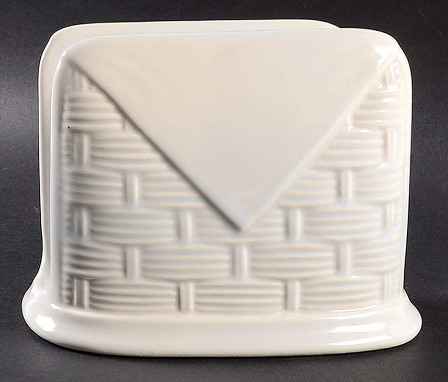 Poetry Glossy Basketweave Napkin Holder by Pfaltzgraff-1