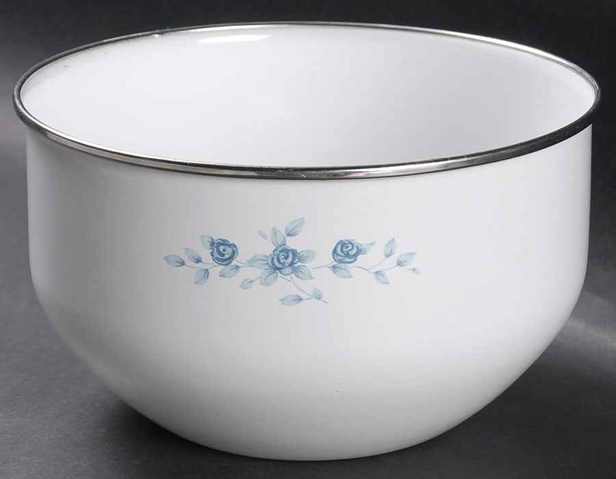 Poetry Glossy 7 3/4" Metal Bowl by Pfaltzgraff-1
