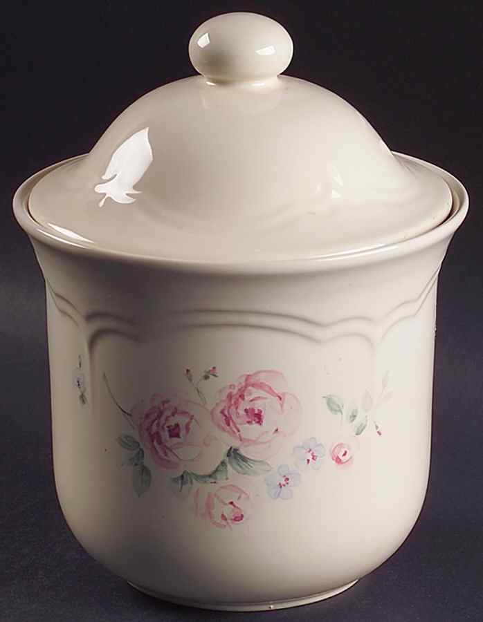 Secret Rose Large Canister & Lid by Pfaltzgraff-1