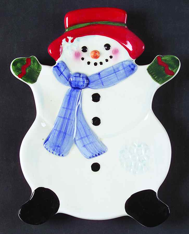 Snow Village Figural Spoon Rest by Pfaltzgraff-1