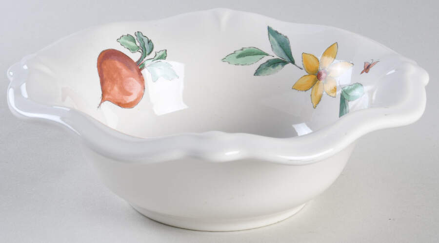 Summer Garden Sculpted Dip Bowl by Pfaltzgraff-1