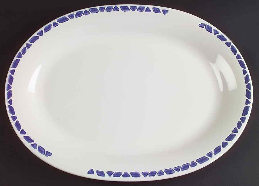 Summer Garden 14" Oval Serving Platter by Pfaltzgraff-1