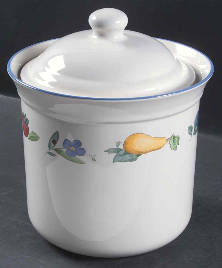 Summer Garden Large Canister & Lid by Pfaltzgraff-1