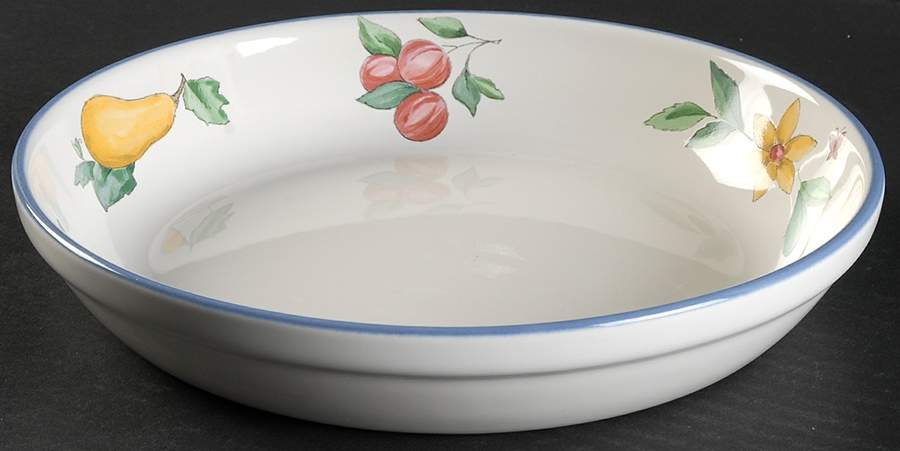 Summer Garden Pie Serving Plate by Pfaltzgraff-1