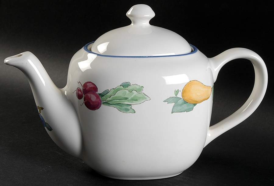 Summer Garden Oval Teapot & Lid by Pfaltzgraff-1