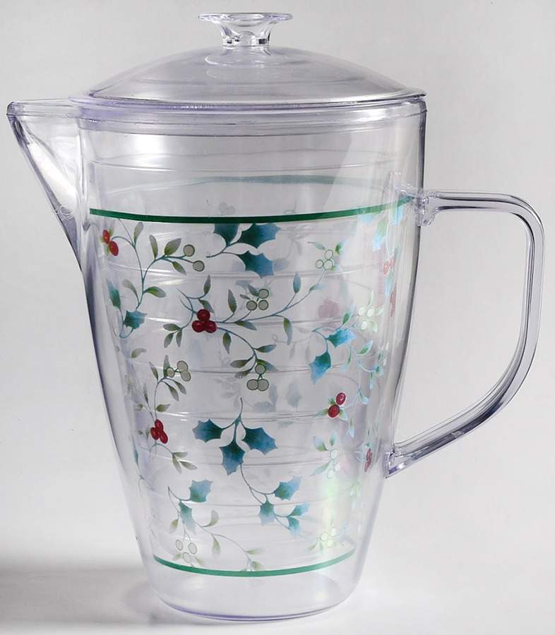 Winterberry Acrylic Pitcher & Lid by Pfaltzgraff-1