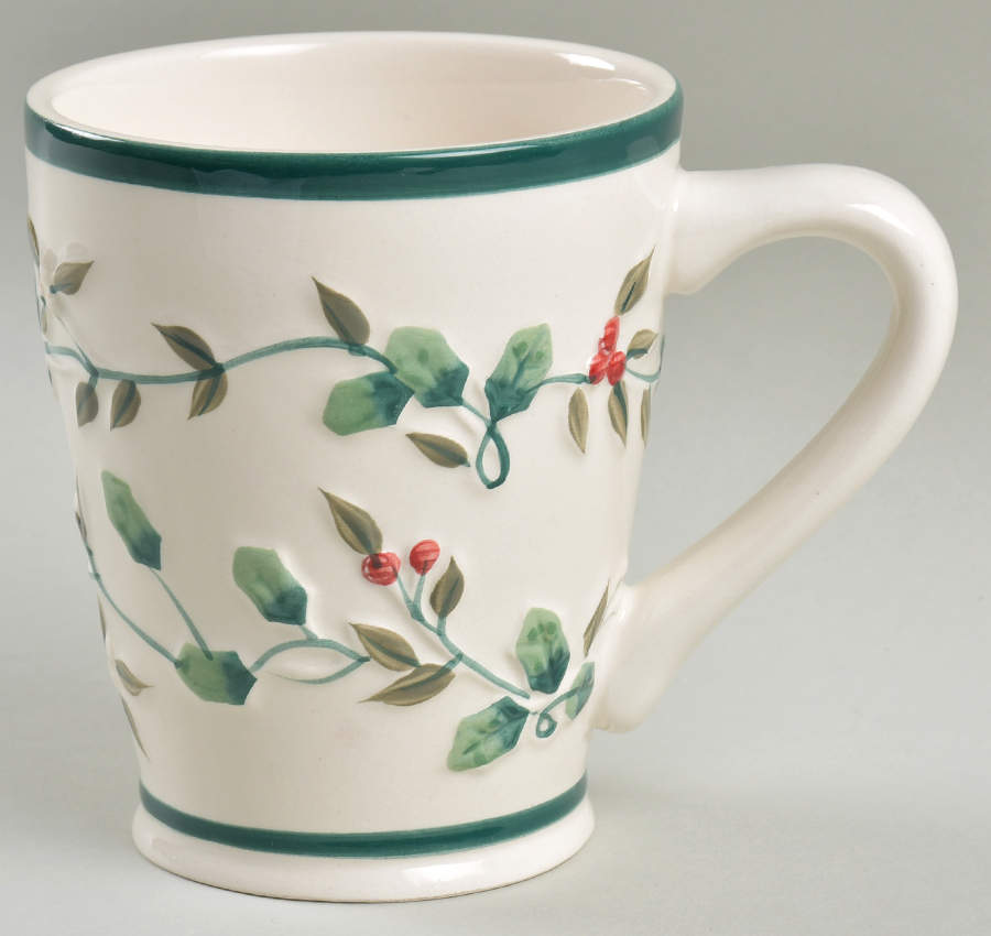 Winterberry Embossed Mug by Pfaltzgraff-1