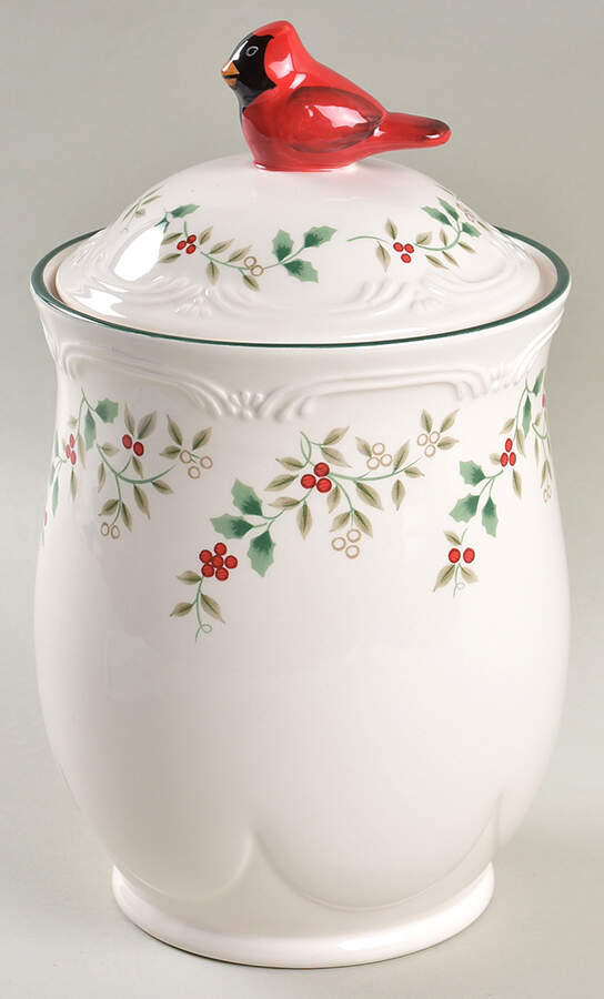 Winterberry Cookie Jar & Lid by Pfaltzgraff-1