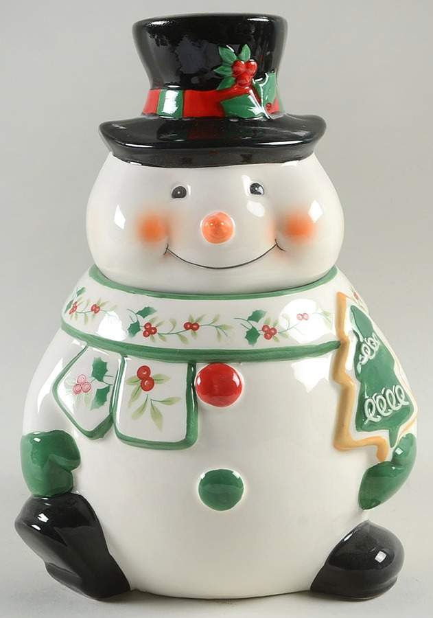 Winterberry Figural Cookie Jar & Lid by Pfaltzgraff-1