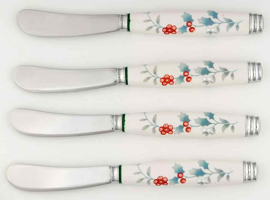 Winterberry Master Butter/Spreader - Set of 4 by Pfaltzgraff-1