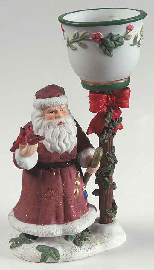Winterberry Ceramic and Metal Lantern by Pfaltzgraff-1