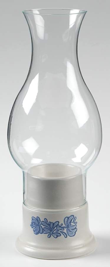 Yorktowne Hurricane Lamp & Globe by Pfaltzgraff-1